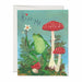 Kiss me from greeting card