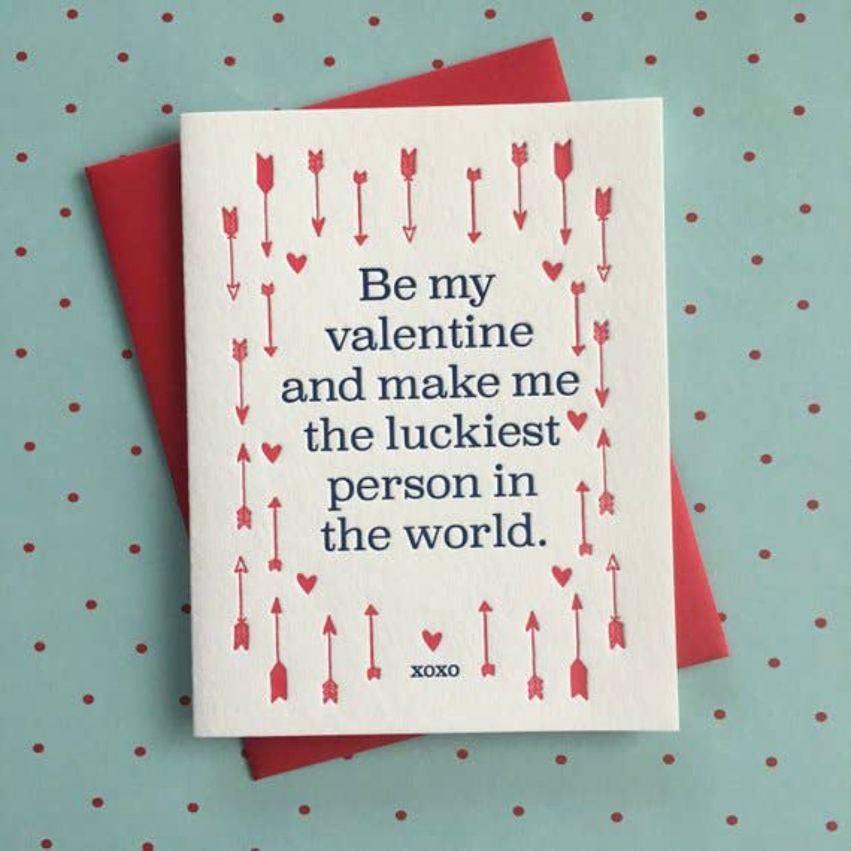 Be my Valentines greeting card