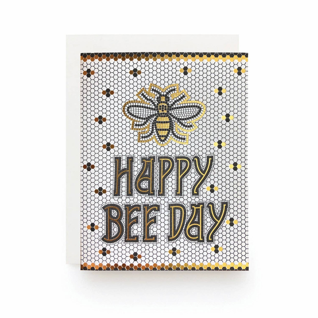 Happy Bee Day birthday greeting card