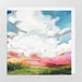 Cloudy day Art print Blank Greeting Card