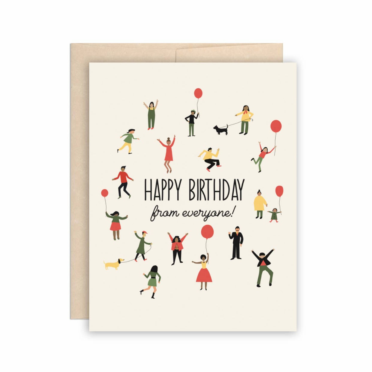 Happy Birthday from everyone Greeting Card