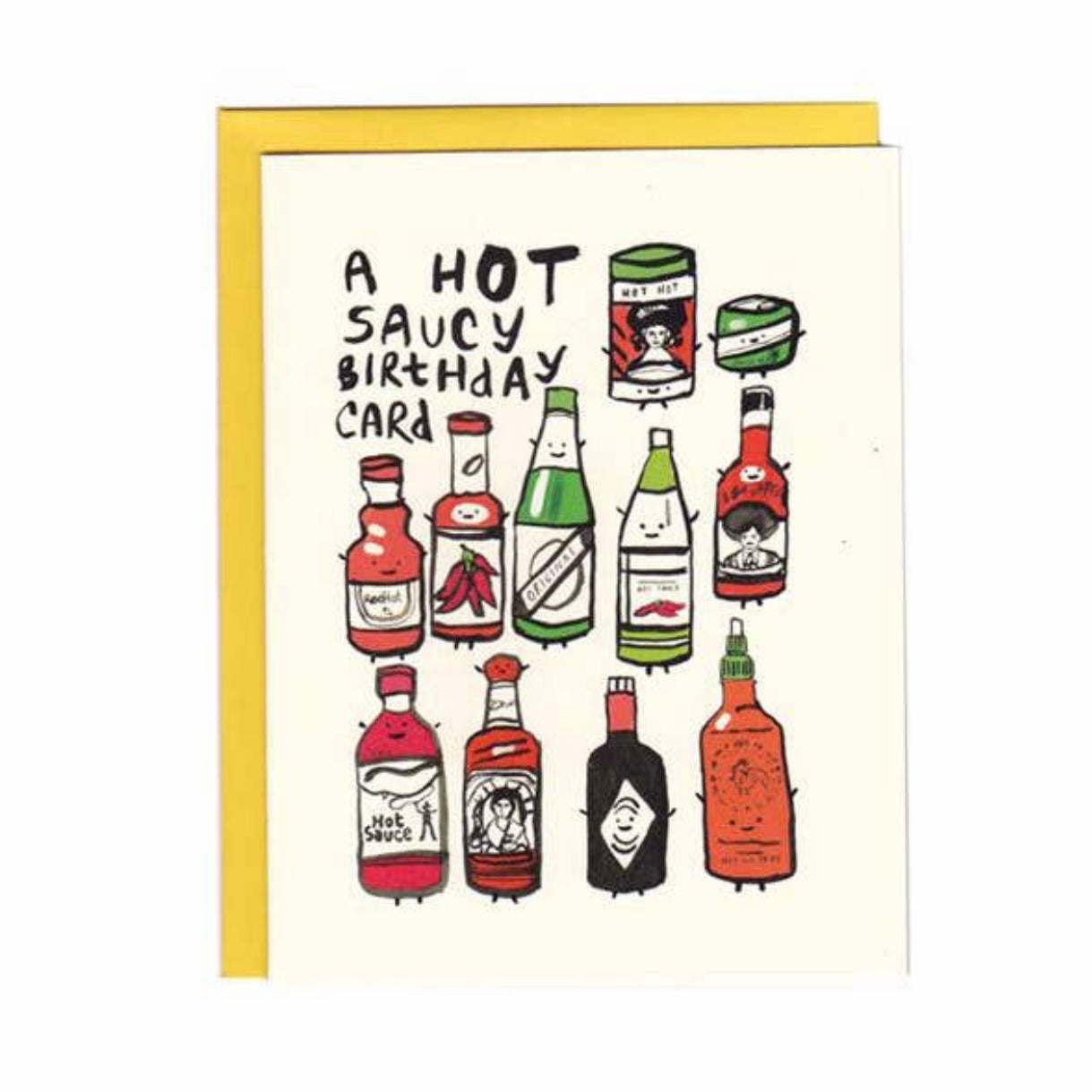 a hot saucy birthday greeting card