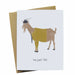 you goat this greeting card