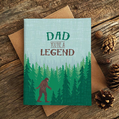 Legendary Dad greeting card