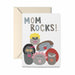 Mom rocks greeting card