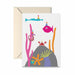 Happy Birthday sea animals greeting card