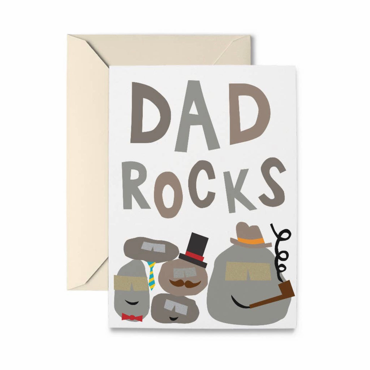 Dad rocks fathers day cards