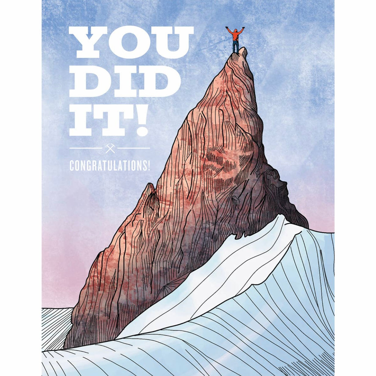 You did it Congratulations greeting card
