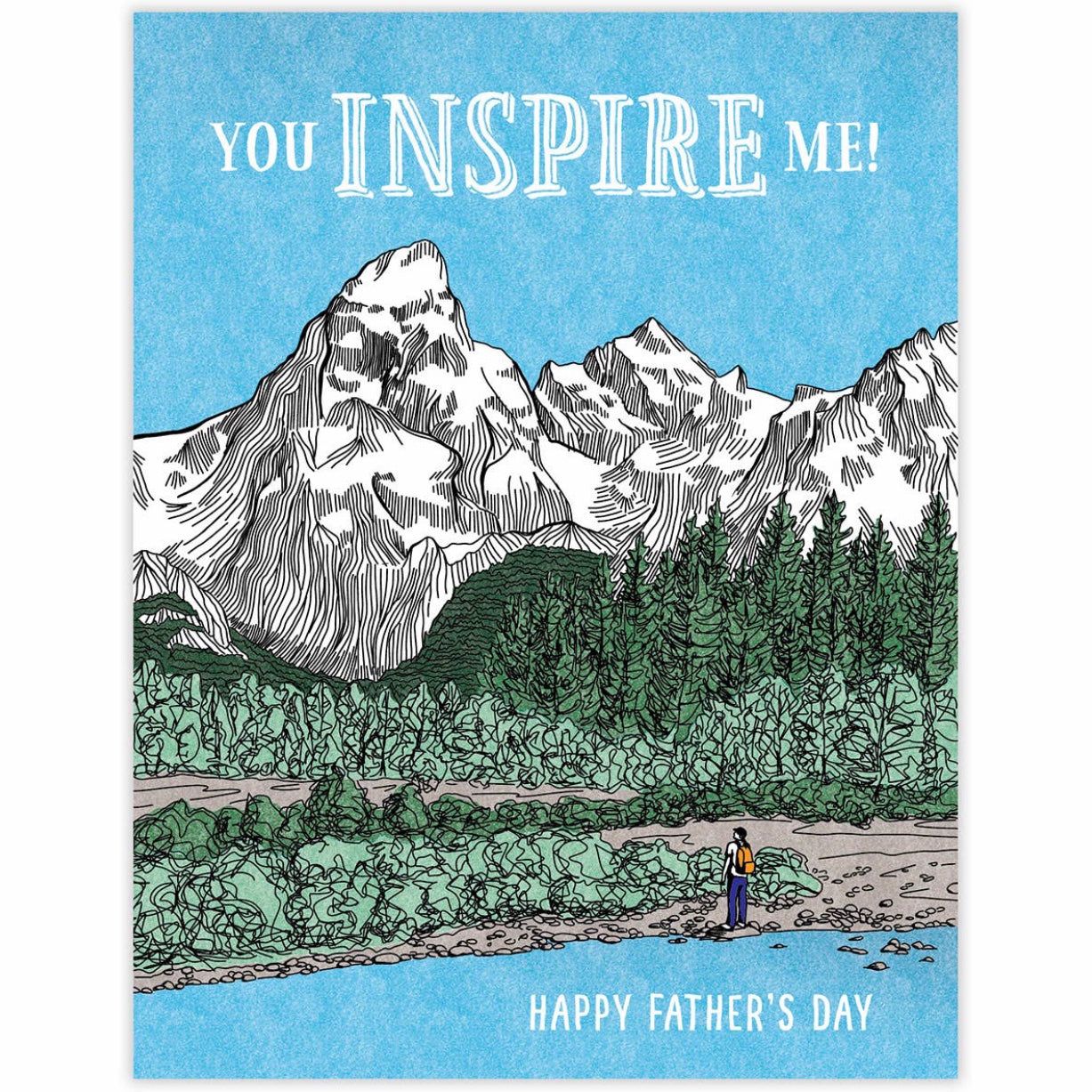 Inspired Fathers day card