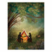 couple camping Blank Greeting Card