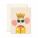 Birthday queen greeting card