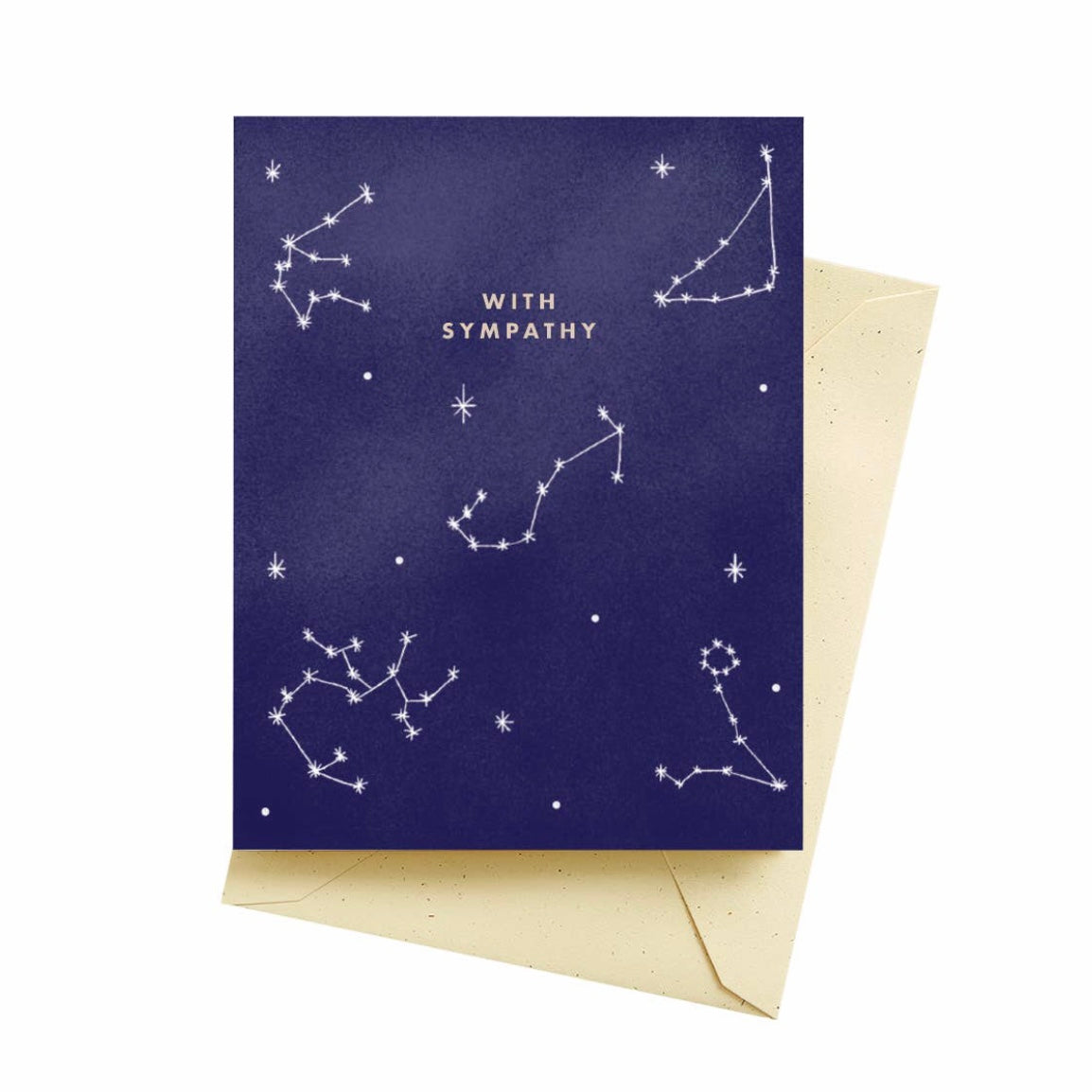 With Sympathy greeting card