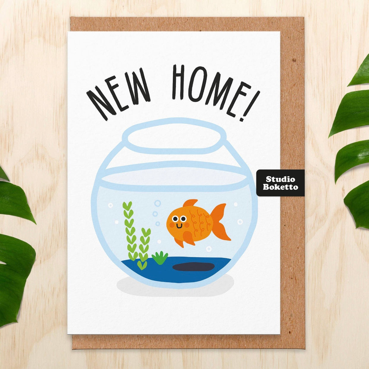 New Home fish Greeting Card