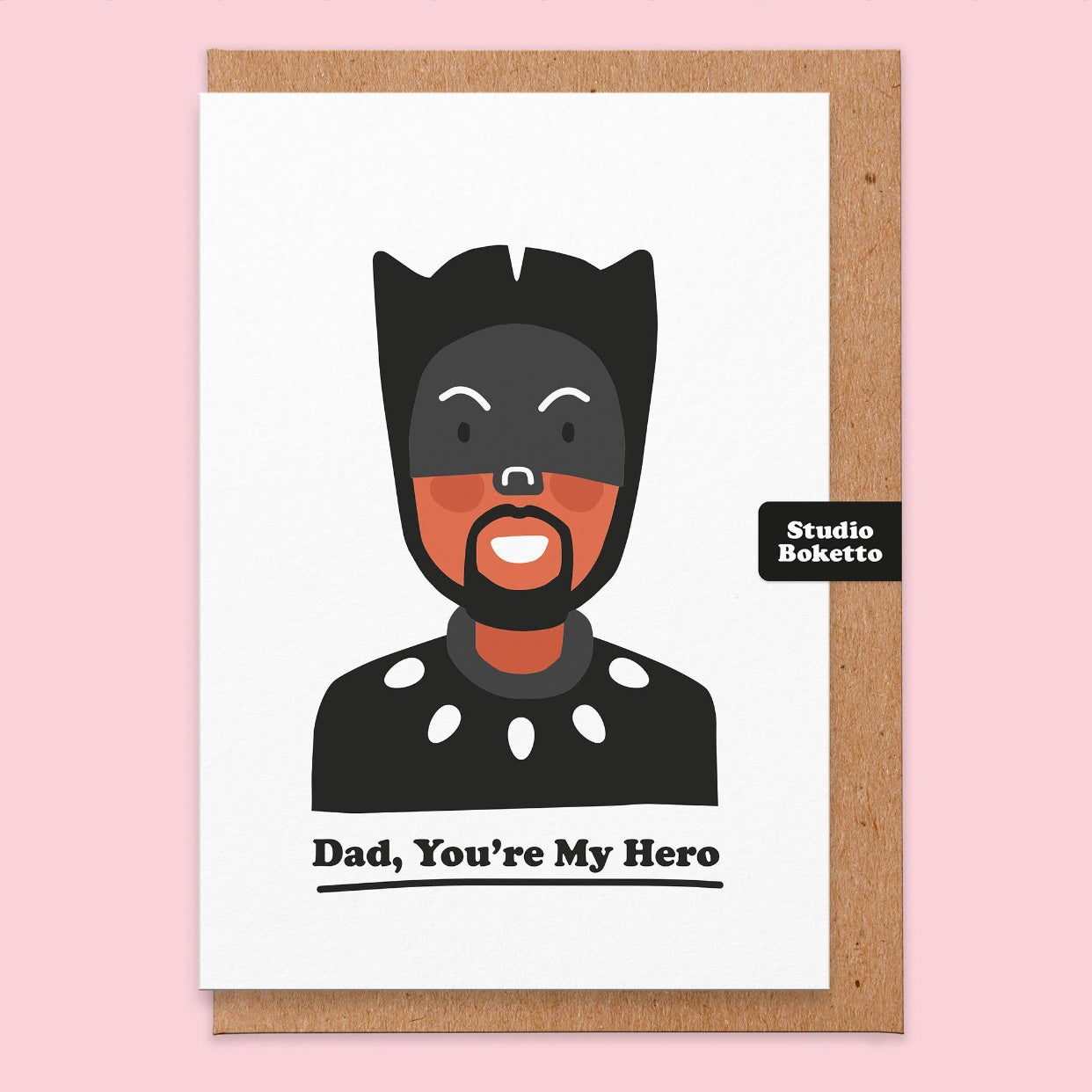 Dad you are my hero fathers day card