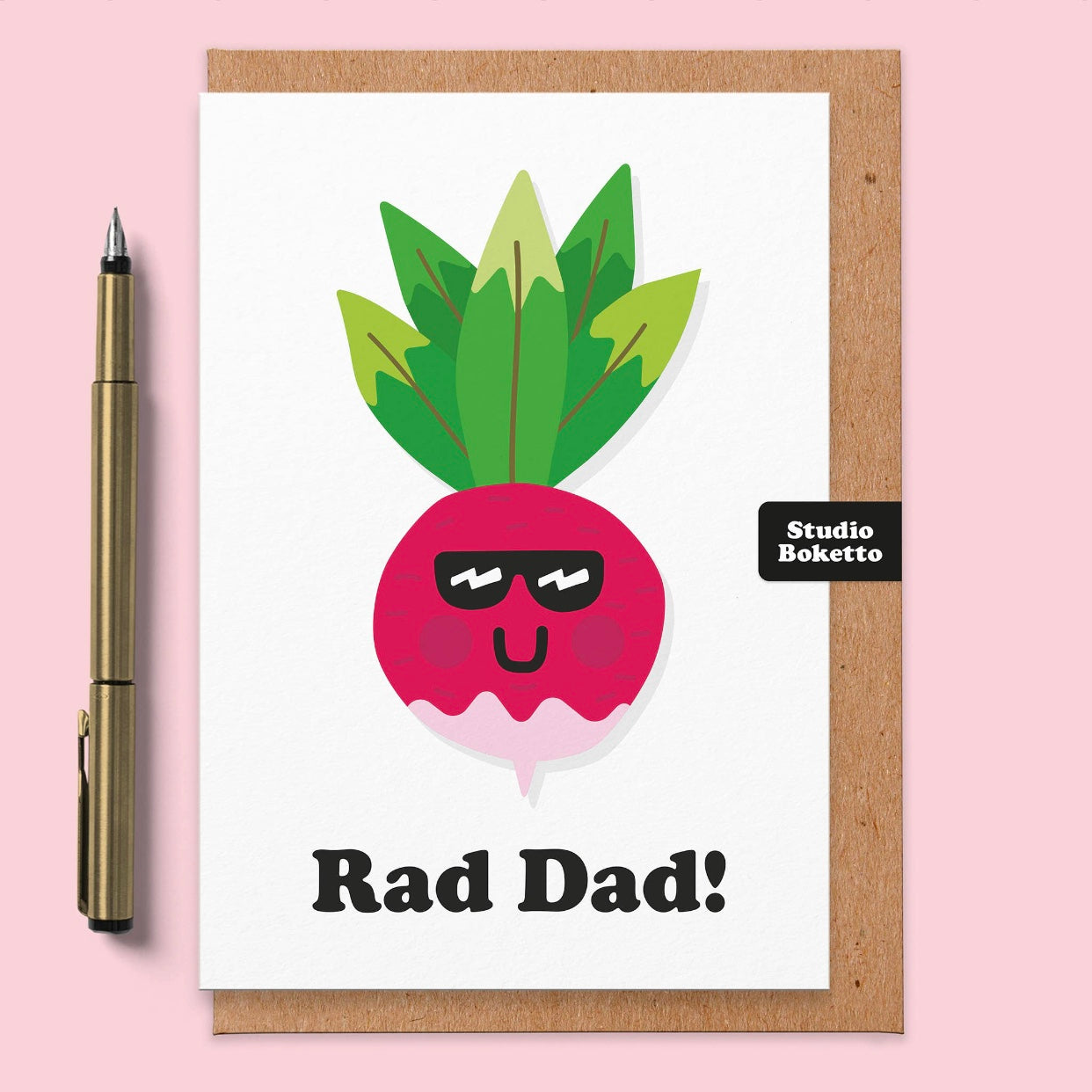 Rad dad greeting card