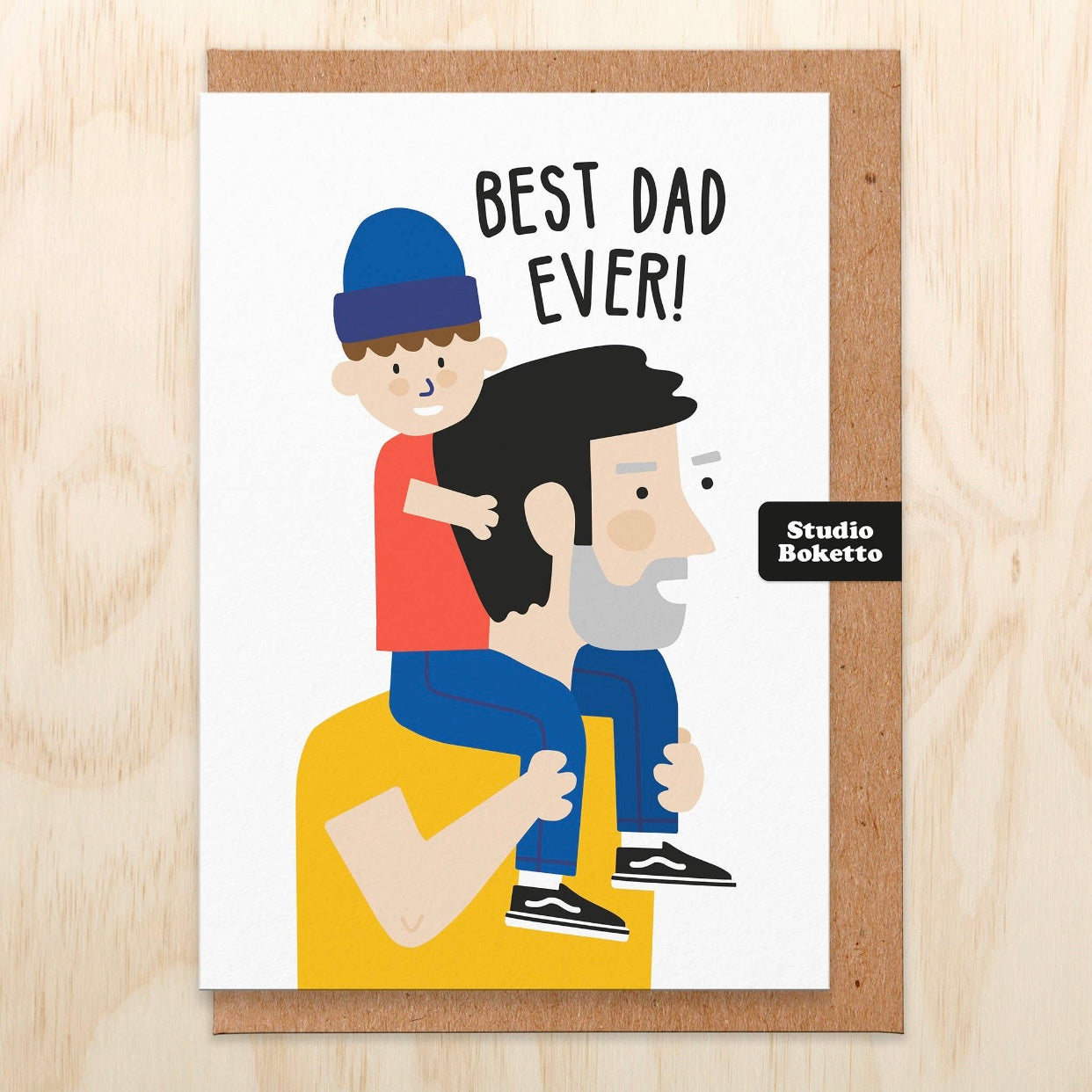 Best Dad Ever greeting card