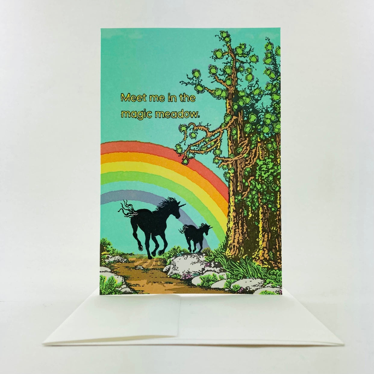 unicorn greeting card