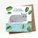 it's our birthday hip hippo hooray greeting card