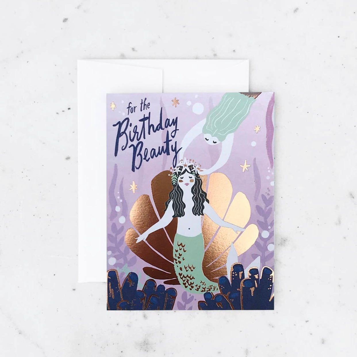 for the birthday beauty greeting card