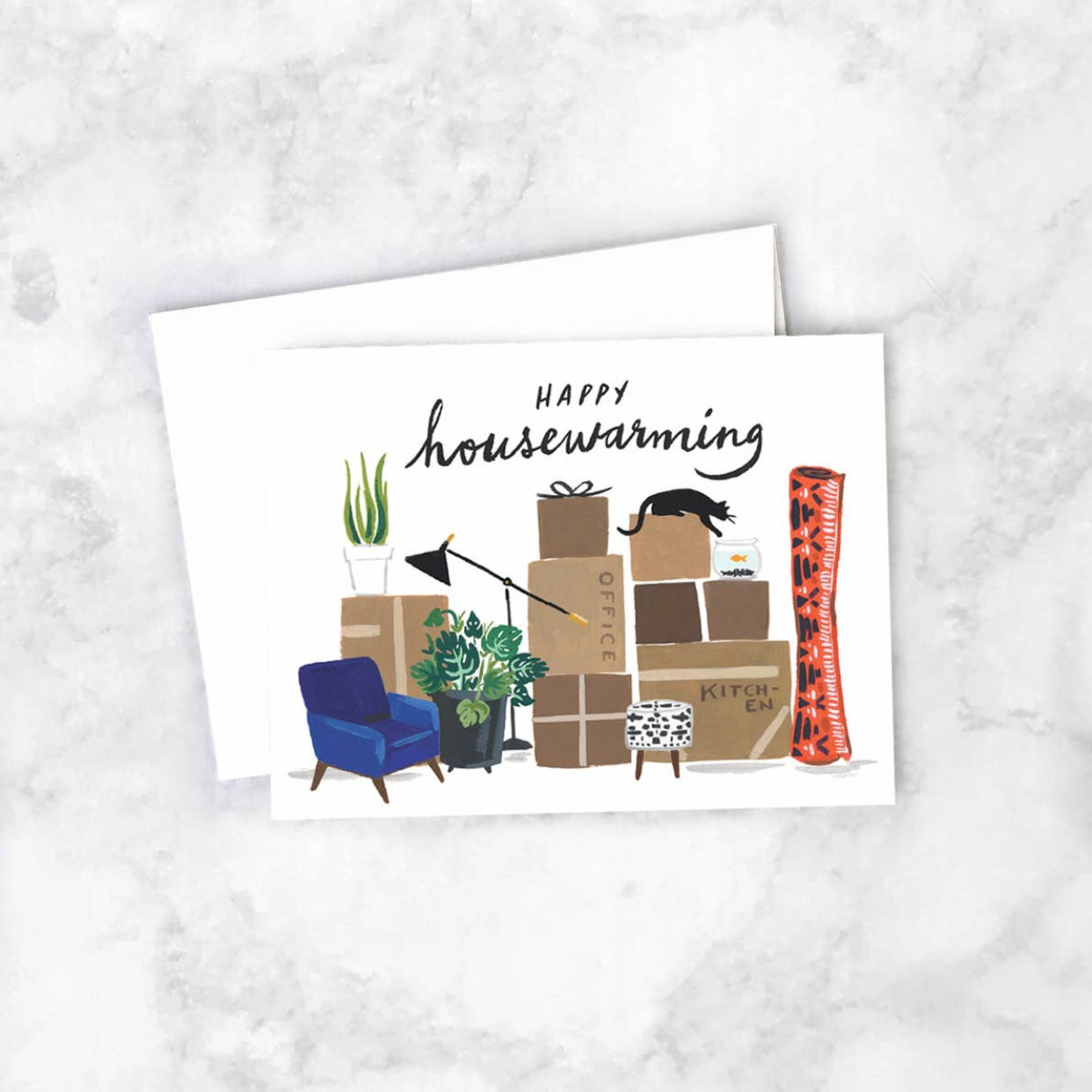 happy housewarming greeting card