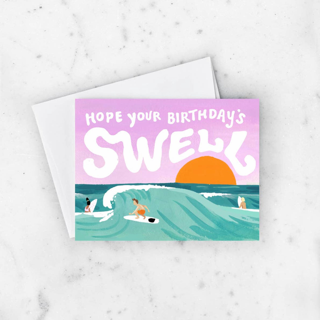 hope your birthday is swell greeting card