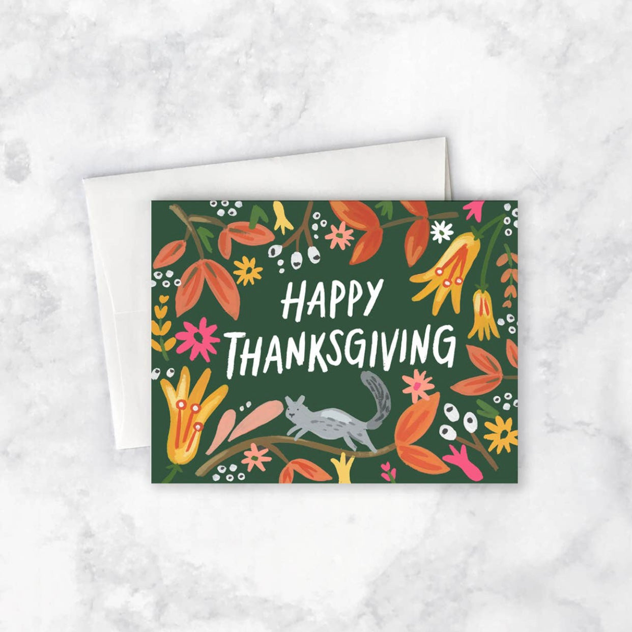 Happy Thanksgiving halloween card