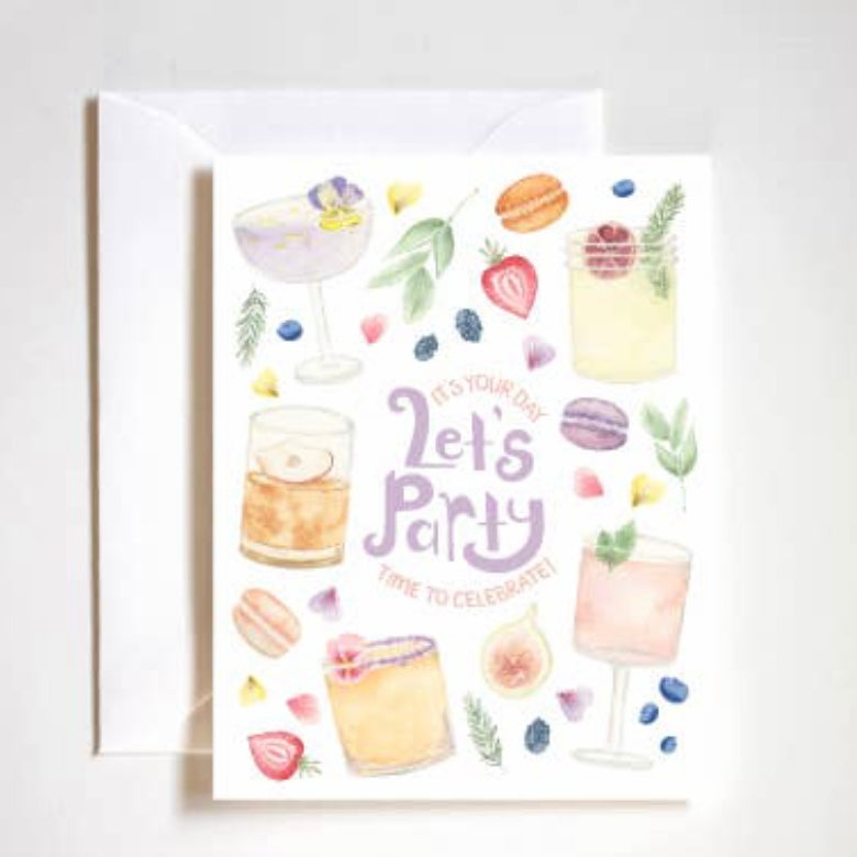Let's Party greeting card