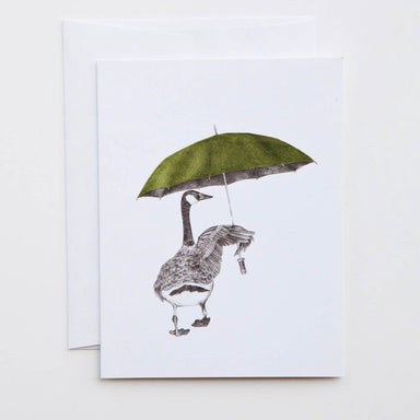 Goose greeting card