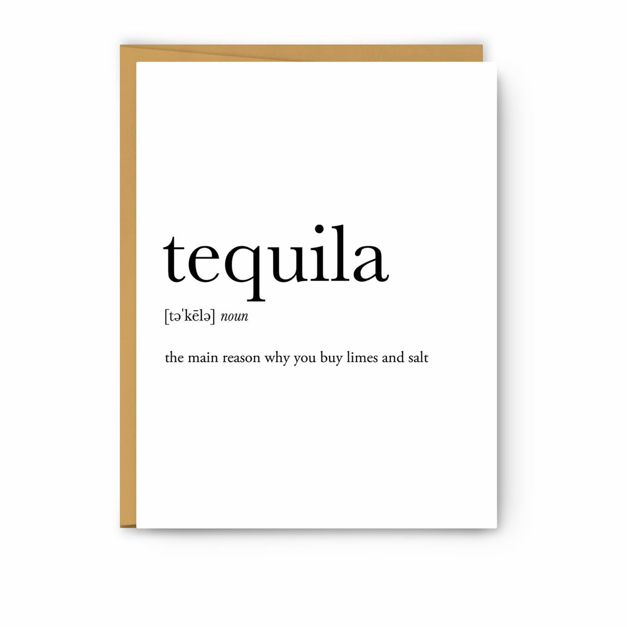 tequila noun greeting card