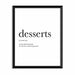 desserts noun greeting card