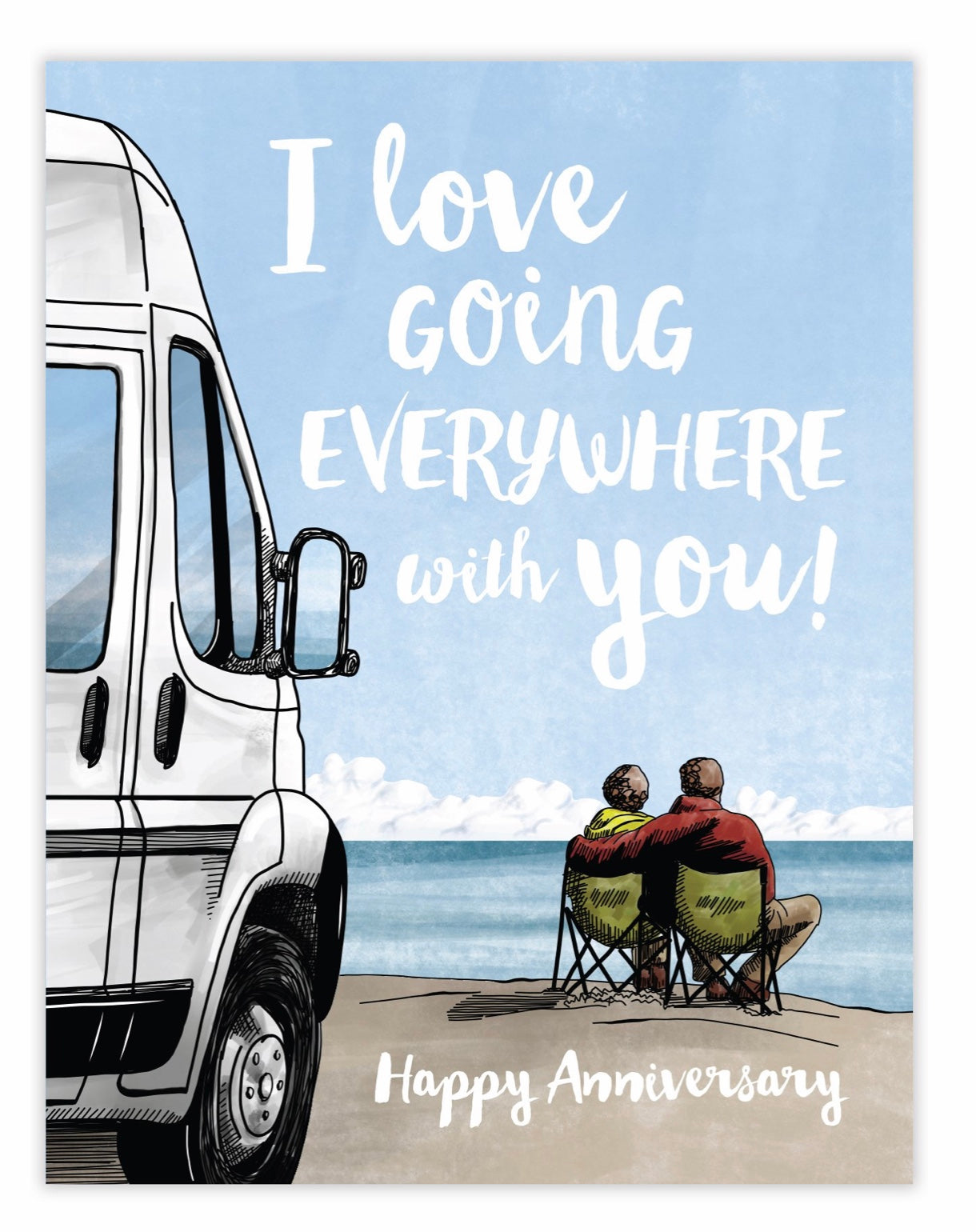 I love going everywhere with you greeting card