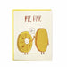 pie five greeting card