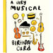 a very musical birthday greeting card