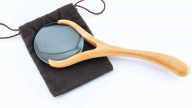 wood magnifying glass