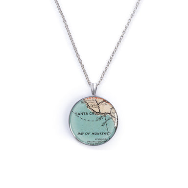 map of Monterey necklace