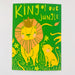king of the jungle Fathers Day Card