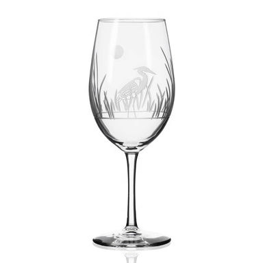 heron wine glass