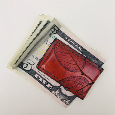 leather money clip