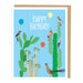 Cactus Happy Birthday greeting card