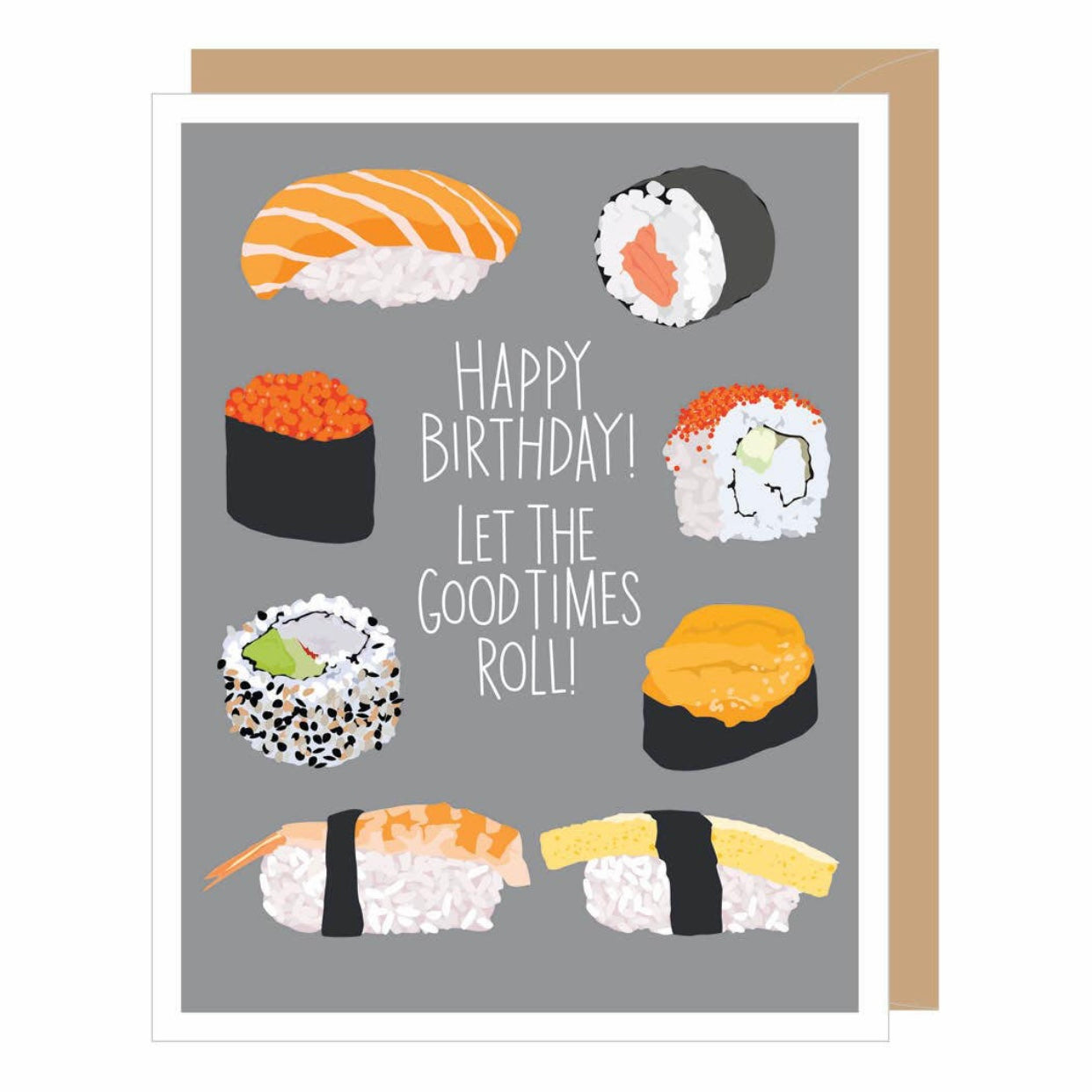 Happy Birthday Let the good times roll greeting card