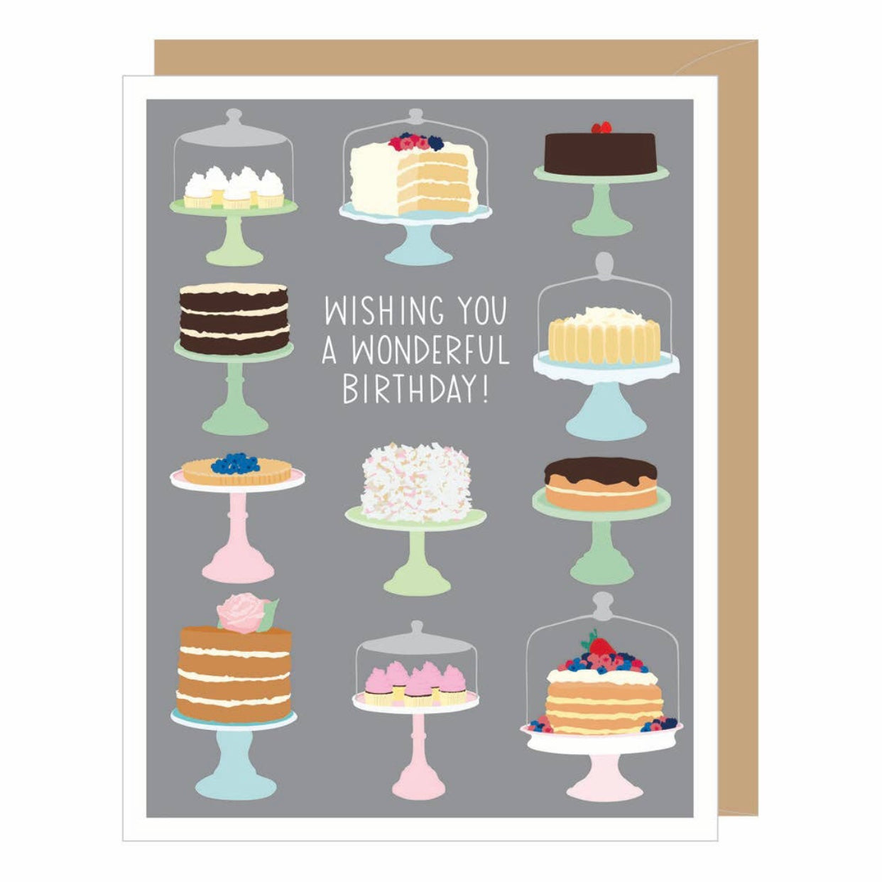 Wishing you a wonderful birthday greeting card