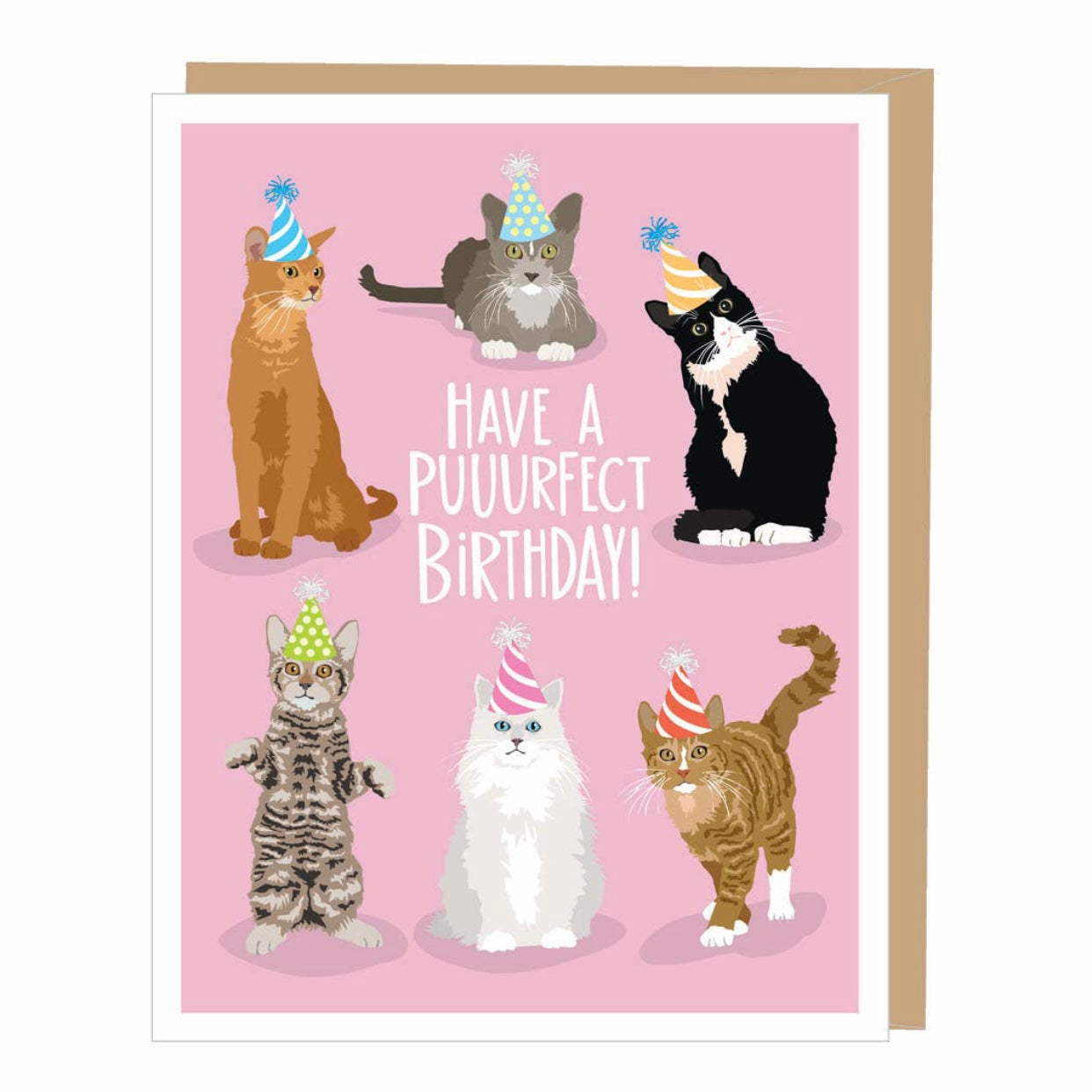 Have a puuurfect birthday greeting card