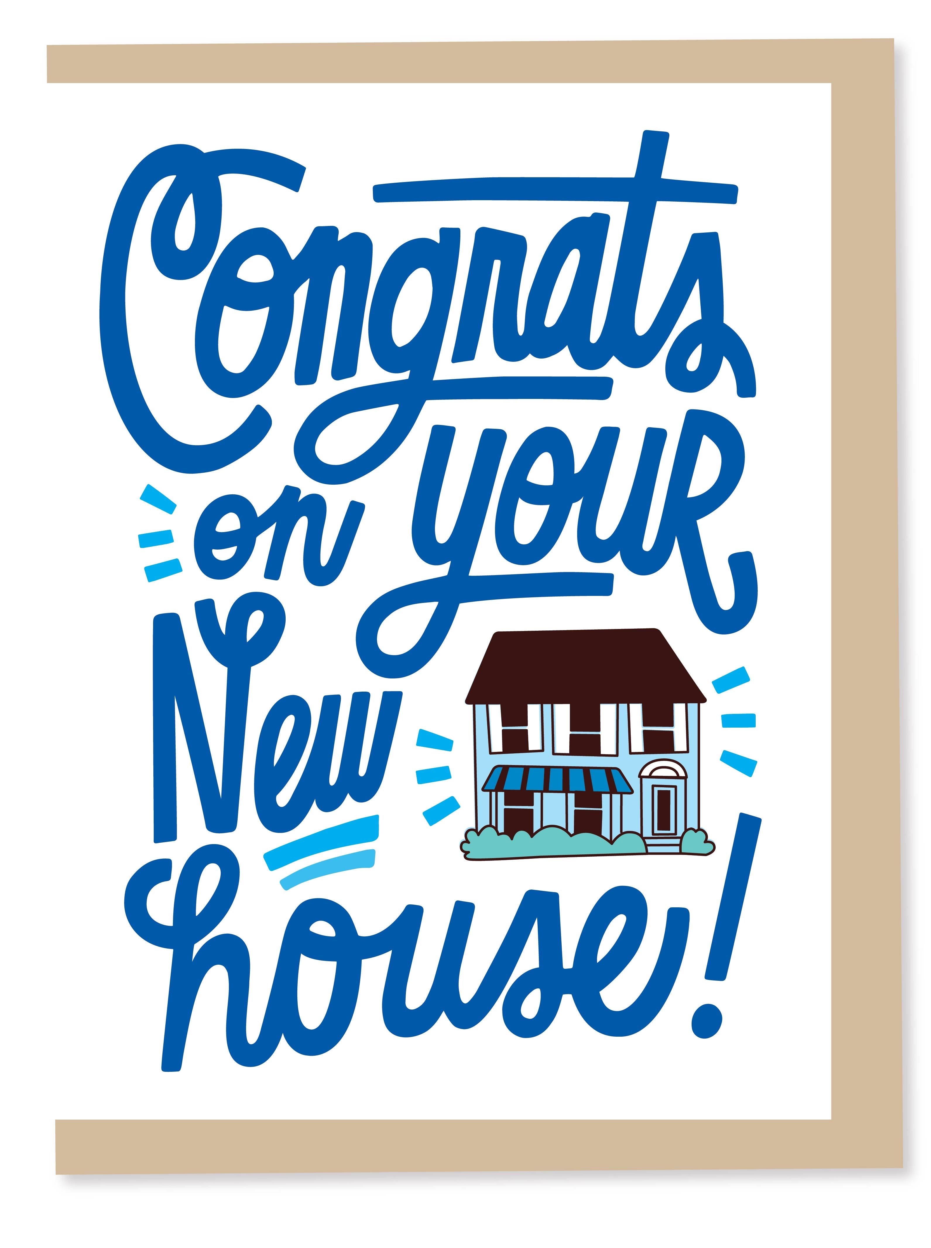 New House greeting card