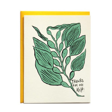 thanks for the kelp greeting card