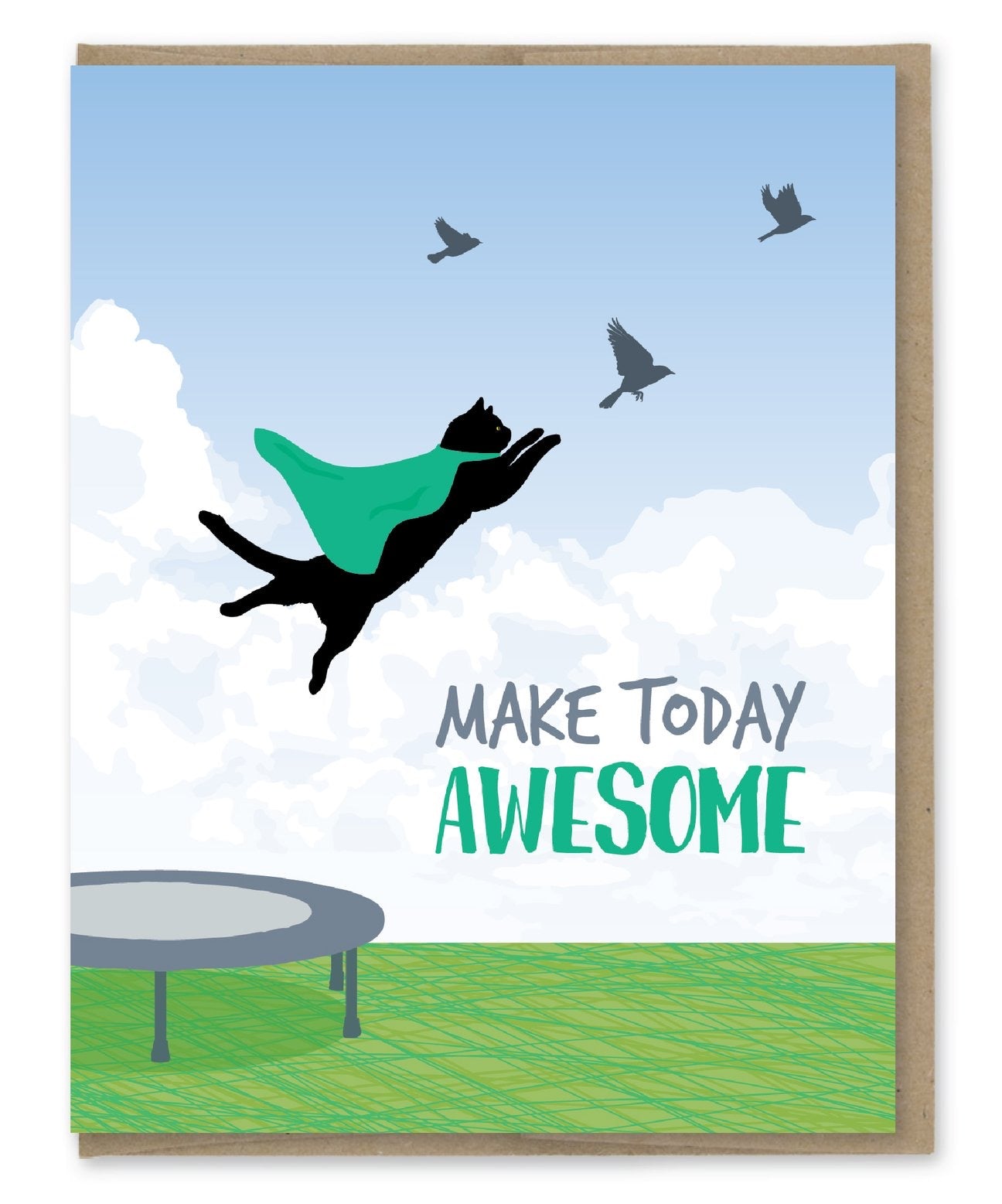 make today awesome greeting card