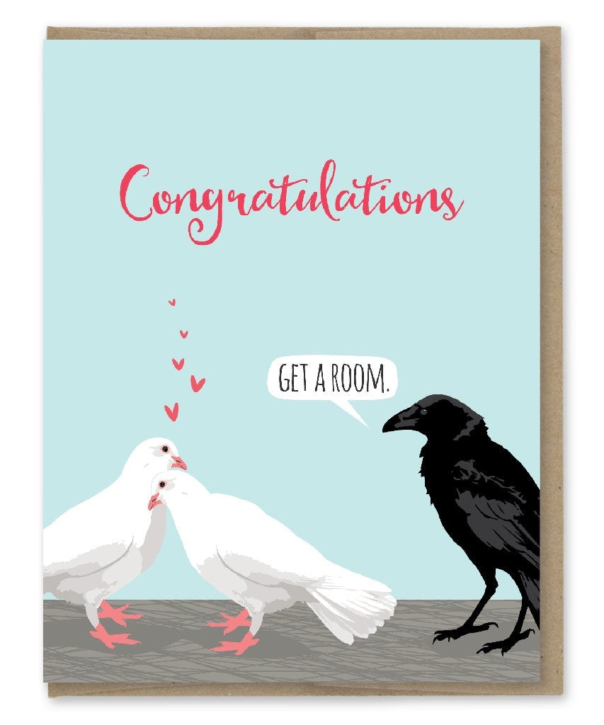congratulations love bird greeting card