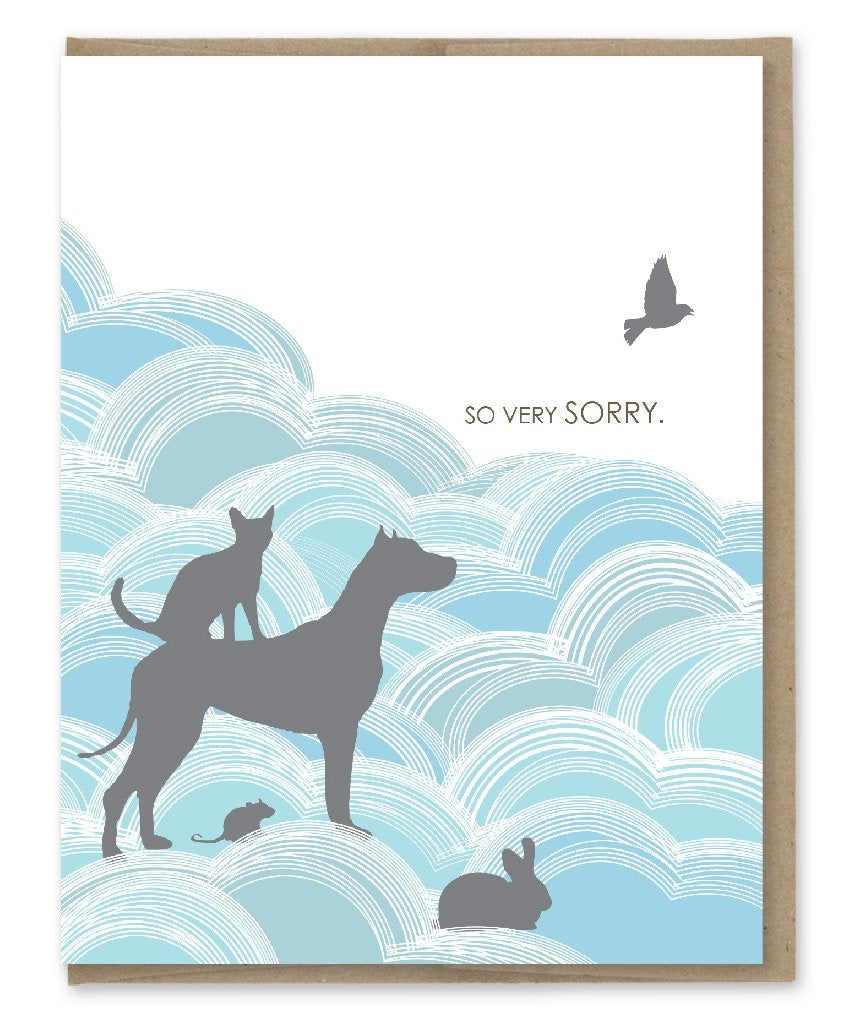 so very sorry greeting card
