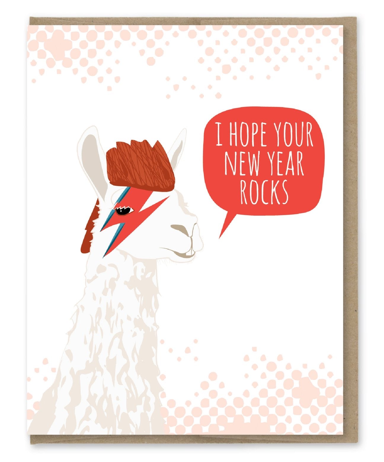 i hope your new year rocks greeting card
