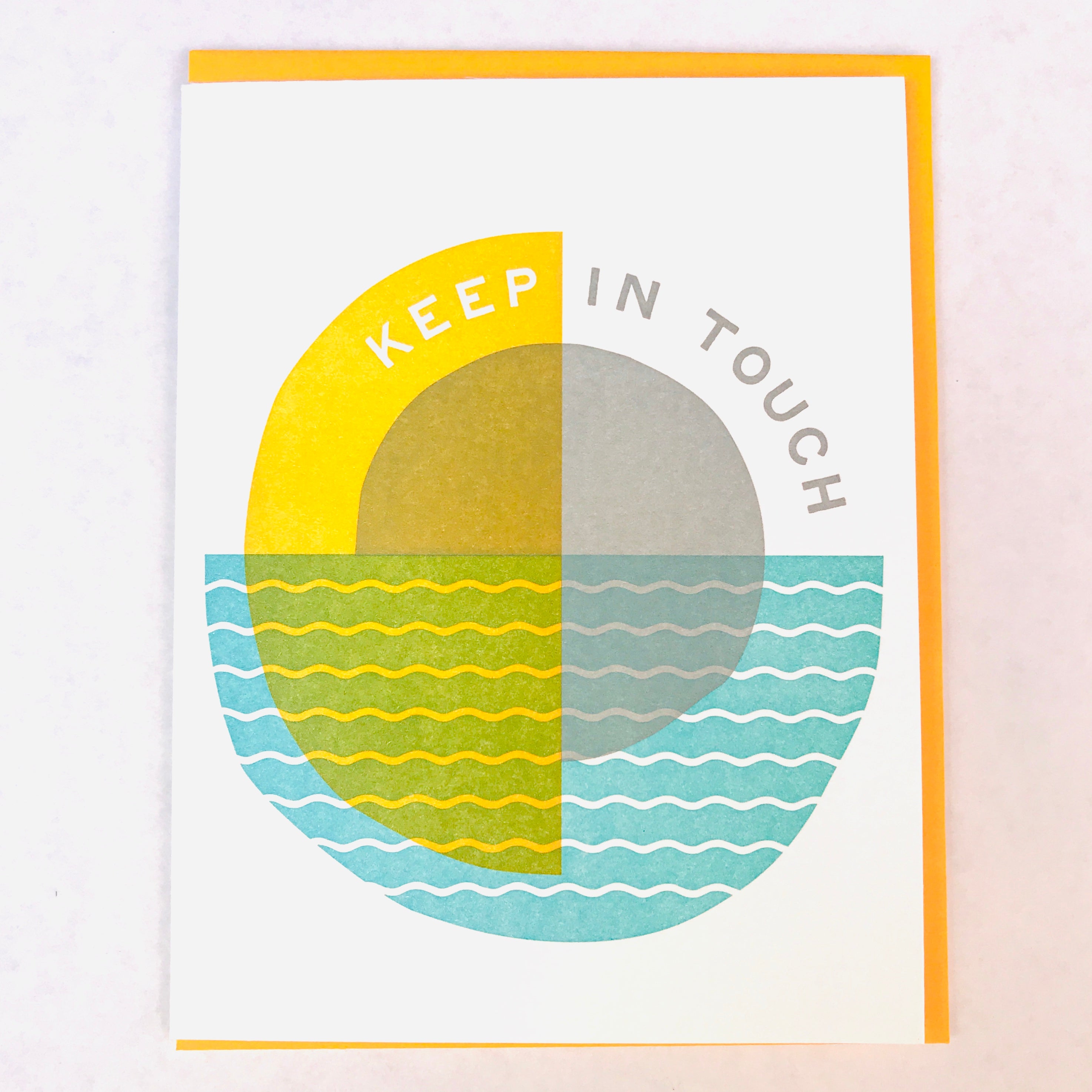 keep in touch greeting card