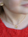 plumeria pendant necklace